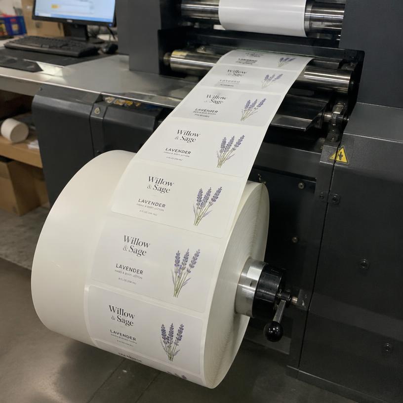 Printed Label Rolls